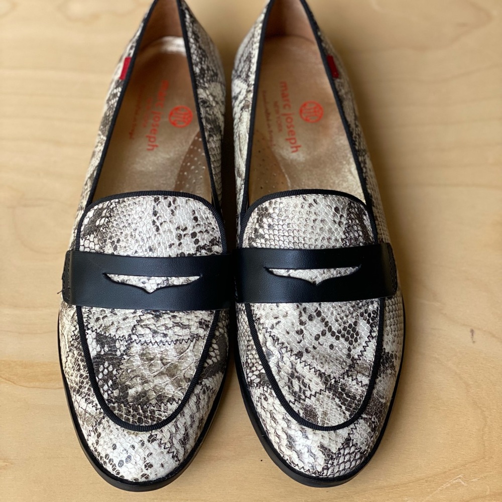COPY - MARC JOSEPH Snakeskin Leather Loafer 8.5-9